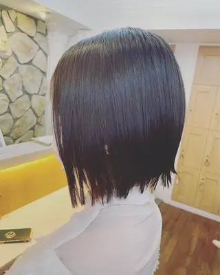 ミディアム 髪質改善/艶カラー Hiroakiのヘアスタイル