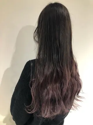 ロング カラー scene.池袋所属・scene. haraのヘアスタイル