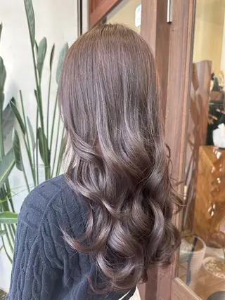 ロング カラー un eye/hai r🎀🪞山﨑愛菜のヘアスタイル