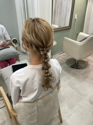 ロング ヘアアレンジ 藤掛 桜子のヘアスタイル