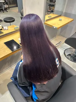 ロング カラー 💖ハイライト/ハイ トーン💖MIKIのヘアスタイル