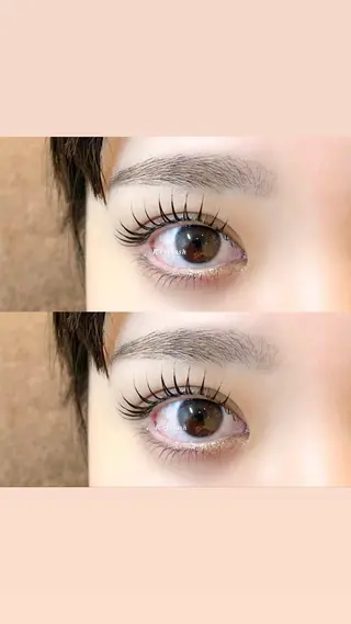 ロング カラー パーマ ヘアアレンジ メンズ キッズ ネイル マツエク・マツパ アイブロウ 𝑹 eyelashのマツエク・マツパデザイン
