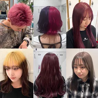 カラー mitsuki🎀 ブリーチ/エクステのヘアスタイル