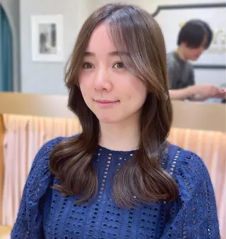 セミロング 産休中2026.4月 復帰予定/野崎華代のヘアスタイル