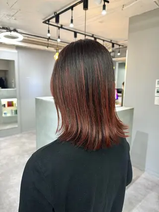 ミディアム 似合わせcut/艶 color🫧ひかりのヘアスタイル