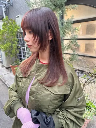 ロング issa academyのヘアスタイル
