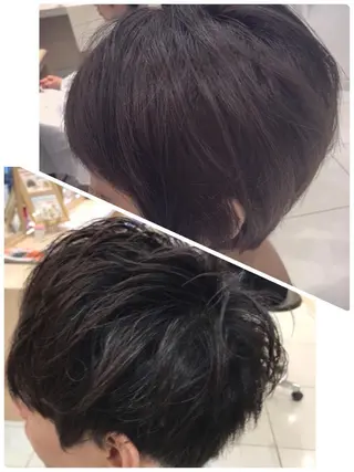 ショート 店長/髪質改善 小早川周大のヘアスタイル