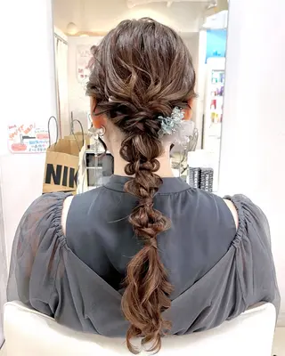 ロング ヘアアレンジ 💎艶髪💎 町田莉彩のヘアスタイル