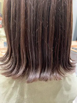 ミディアム カラー 桑原 りゆのヘアスタイル