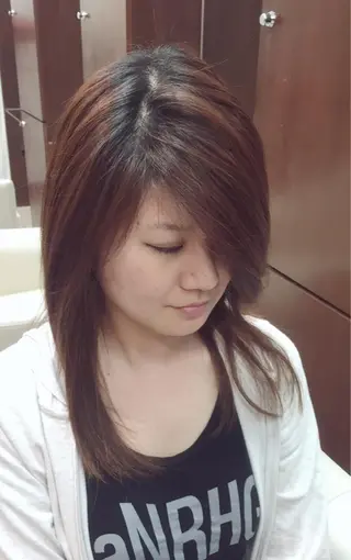 ショート ミディアム セミロング ロング カラー パーマ ヘアアレンジ メンズ キッズ ネイル まつエク Leyシェアサロン所属・Ken ドライカット ✂️水素ケアのヘアスタイル