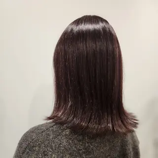 ミディアム カラー O.hair designers所属・シールエクステ🎀 ホシノ🕒ユウカのヘアスタイル