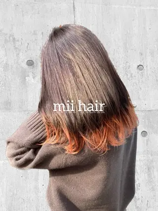 ミディアム カラー Miku❇️ フェイスレイヤーのヘアスタイル