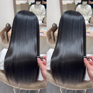 ロング パーマ Ash国立店 池田勇一”のヘアスタイル