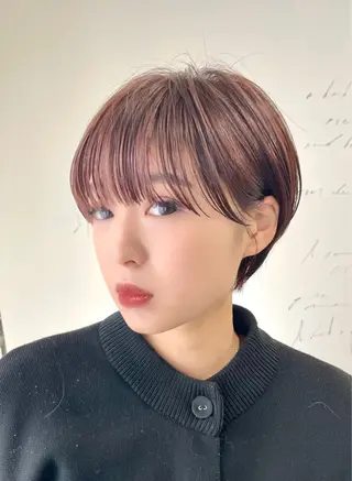 ショート ユイ 別府ですのヘアスタイル