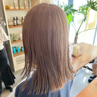 セミロング カラー Rino kanayama所属・Rino 金山 / 宮澤 萌のヘアスタイル