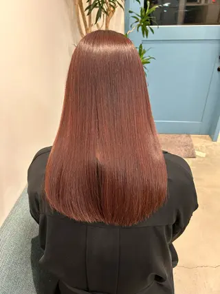 カラー miu ハイライト/一宮のヘアスタイル