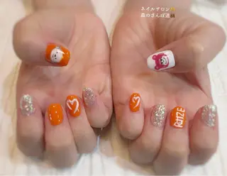 ネイル 森のさんぽ道所属・ショートネイル 森のさんぽ道のネイルデザイン