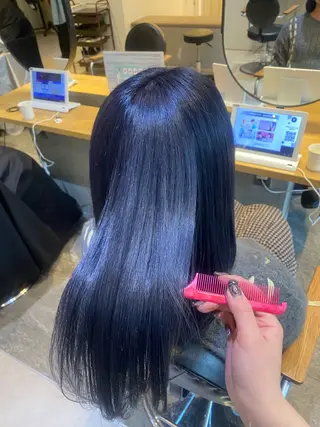 ミディアム カラー ヘアアレンジ 髪質改善＆トリートメント over hair所沢店所属・韓国風/レイヤー/ 𝑵𝒂𝒏𝒂🩶のヘアスタイル