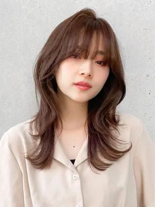 セミロング fifth天神/末廣 和也のヘアスタイル