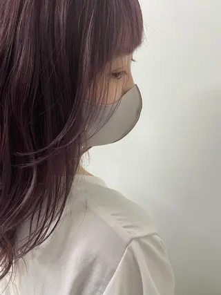 セミロング カラー 🍓 JURiA 🍓のヘアスタイル