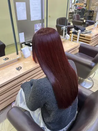 ロング カラー waka❤️✨ ブリーチ/艶感カラーのヘアスタイル