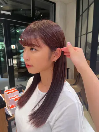 ロング カラー ヘアアレンジ yuuri🎀/大宮 /韓国ヘア/レイヤーのヘアスタイル