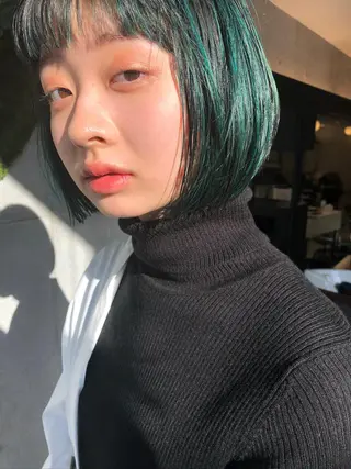 ショート カラー トレンドボブ /ミリヤのヘアスタイル