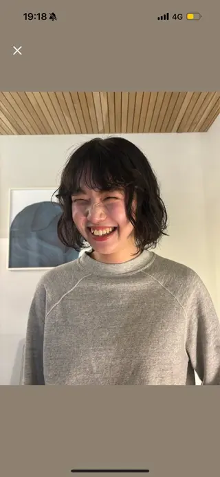 ショート カラー ボブ/レイヤーカット ✂︎ AYUMIのヘアスタイル