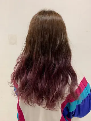 ロング カラー 白髪女性専門店竹内 涼乃のヘアスタイル