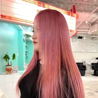 ロング カラー ハイトーン×デザイン 🪽🫧HIKARIのヘアスタイル