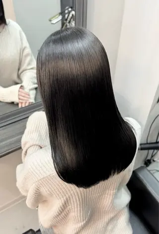 セミロング カラー XYZ新宿所属・縮毛矯正/韓国 /店長/KANATOのヘアスタイル