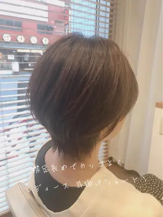 ショート カラー アザマ　ヤスカツ _rosso 川口のヘアスタイル