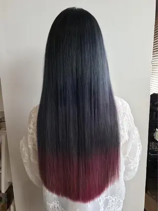 セミロング 髪質改善/マツパ 垢抜け透明カラー衣笠のヘアスタイル