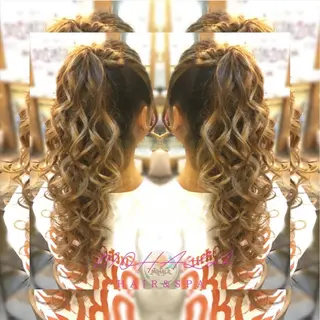 ロング ヘアアレンジ Yamauchi natsumiのヘアスタイル