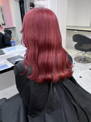 ミディアム カラー ヘアアレンジ 💕上野美容師☁ ブリーチ💖サワのヘアスタイル