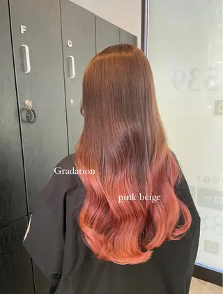 カラー ハイトーンカラー🩵 指名多数💗横山聖奈のヘアスタイル