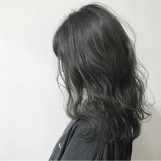 セミロング カラー レイヤー/顔周り /AKARIのヘアスタイル