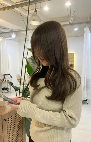 セミロング 透明感カラー／メンズ 特化kazumaのヘアスタイル