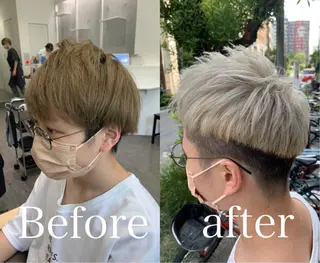 ミディアム 【酸性ストレート】 宮下和明のヘアスタイル