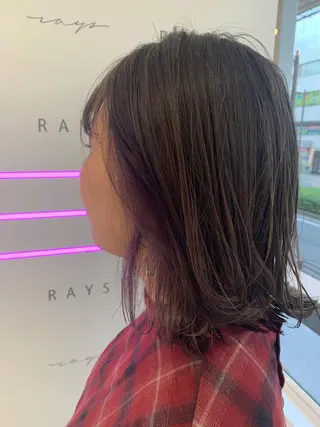 ミディアム ハニーバイ コードのヘアスタイル