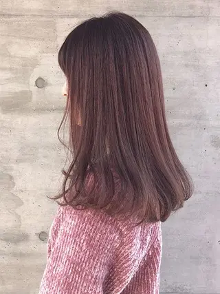 セミロング Earth上本町店 半澤のヘアスタイル