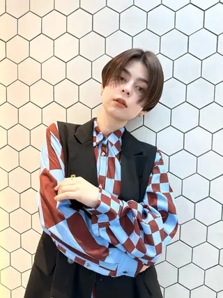 ショート 銀座 似合わせ◎ 櫻井将司のヘアスタイル
