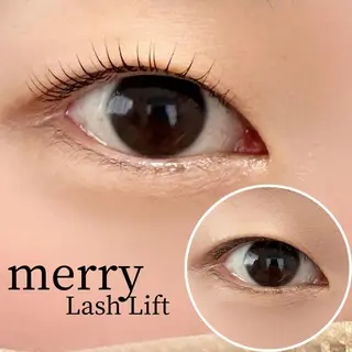 マツエク・マツパ merry Lash Liftのマツエク・マツパデザイン