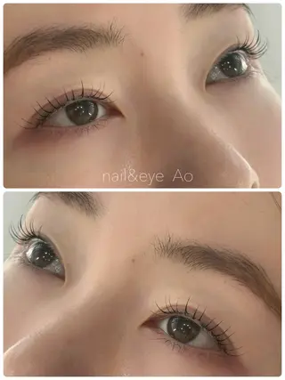 メンズ マツエク・マツパ nail&eye Aoのマツエク・マツパデザイン