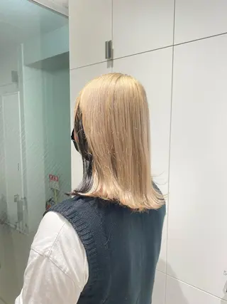 ミディアム カラー ナチュラル/韓国💎 haruka 💎のヘアスタイル