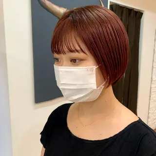 ショート カラー 【韓国風くびれヘア】 joule小木曽輝のヘアスタイル