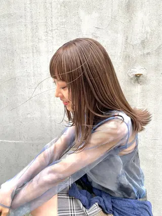 セミロング HIBIKI/原宿 ハッシュカット🪄のヘアスタイル