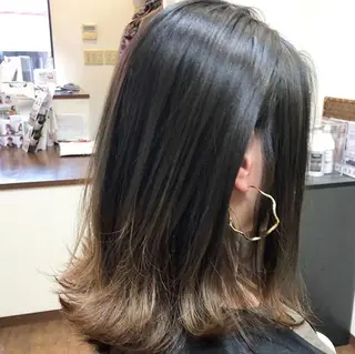 ミディアム カラー ヘアーズ　ゼロ所属・❤️ヘアーズ ゼロ❤️のヘアスタイル