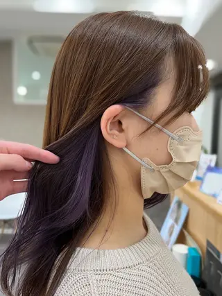 ロング カラー kakko所属・(kakko) ayumiのヘアスタイル