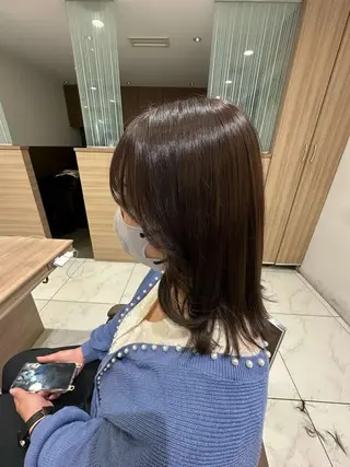 セミロング カラー 縮毛募集中🔥 小平悠人のヘアスタイル